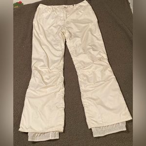 OBERMEYER ANARCHY SKI SNOWBOARD PANTS SIZE 10 IVORY COLOR